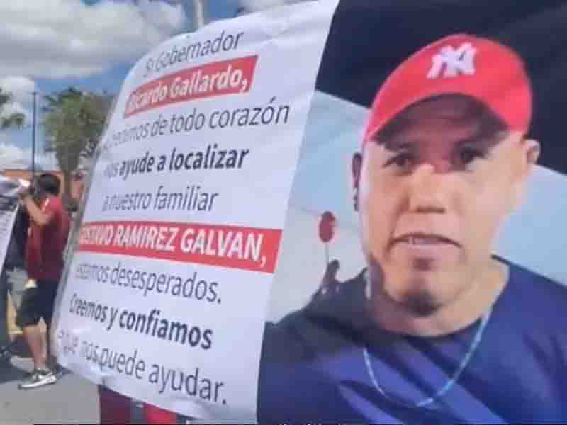 Gobierno de SLP reclama a familiares de desaparecido por manifestarse: “Es imperdonable bloquear para que la autoridad los vea”