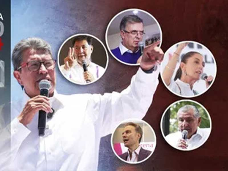 Monreal pide reunión entre 'corcholatas' tras acusación de Ebrard sobre 'acarreo masivo'