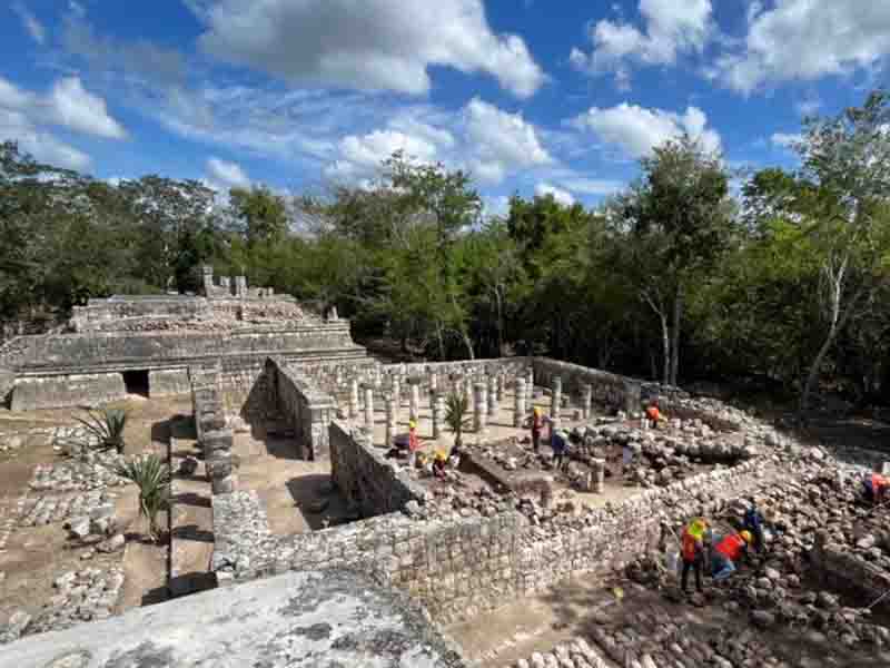 Trabajadores del INAH suspenden obras de restauración en Chichén Viejo por conflicto con hoteleros