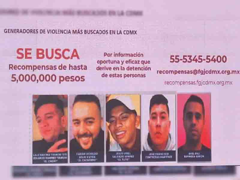 Hasta 5 mdp para quien dé información de generadores de violencia