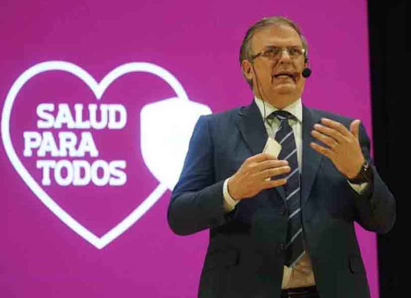 Ebrard presenta estrategia Salud para Todos