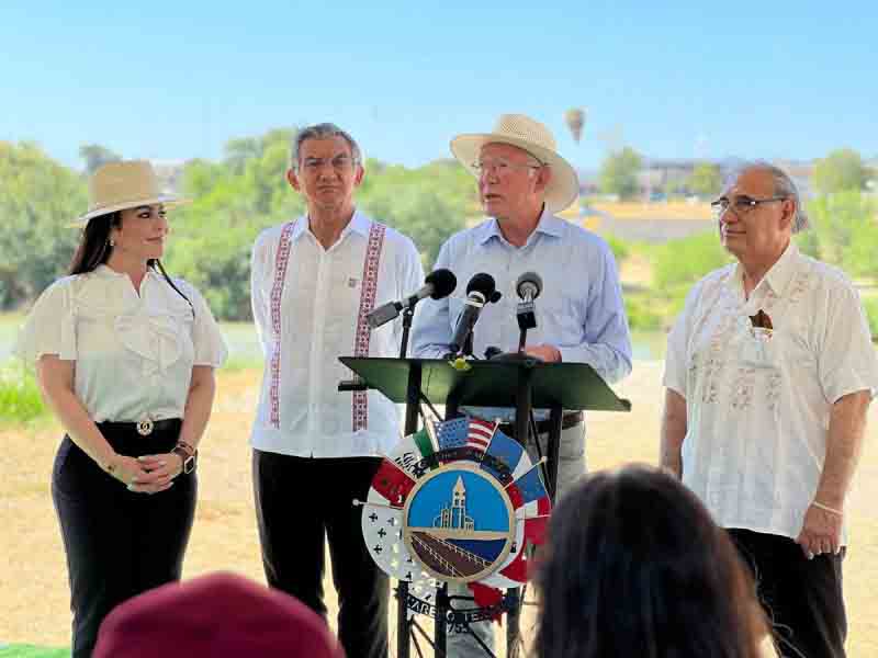 Tamaulipas es un ejemplo de la buena relación entre México y EU: Ken Salazar