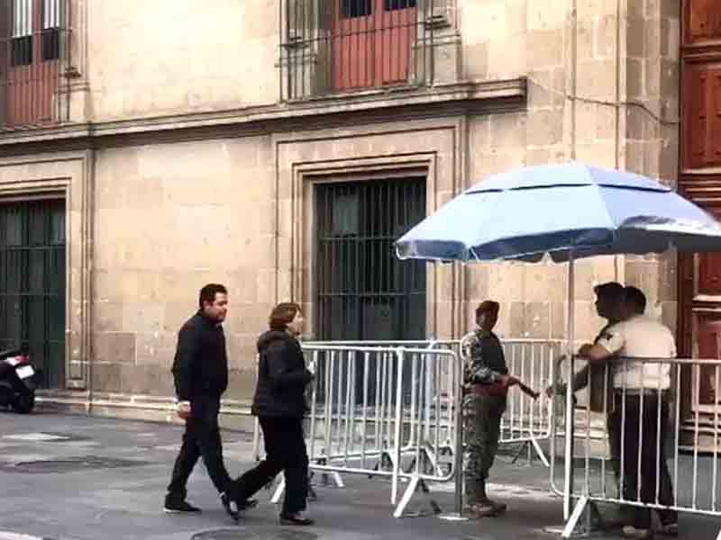 AMLO se reúne en Palacio Nacional con Delfina Gómez, gobernadora electa del Edomex